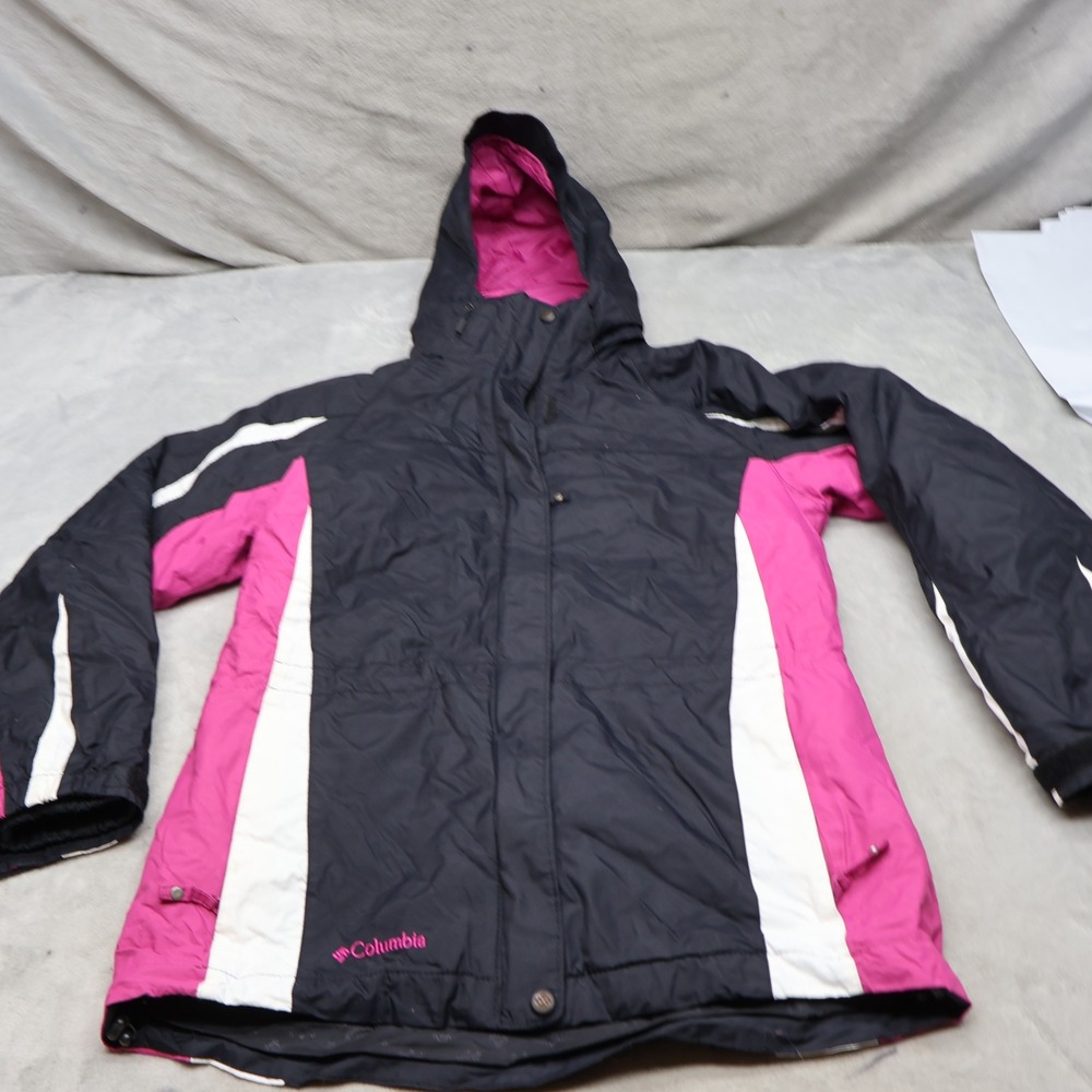 Columbia Jacket Womens Small Black Insulated‎ Winter Ski Removable Liner 3in1